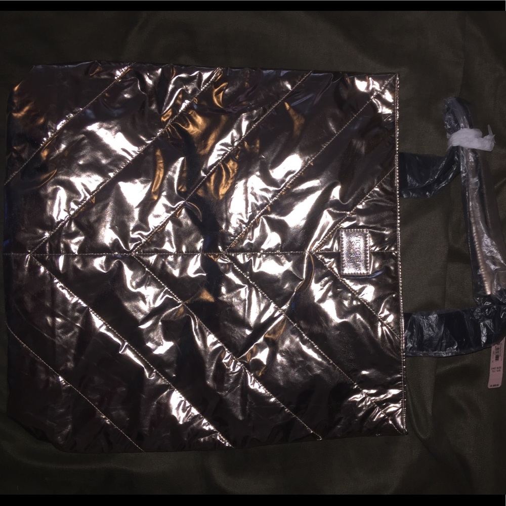 NWT VS Rose Gold Puffer Tote